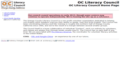 Desktop Screenshot of ocliteracy.com