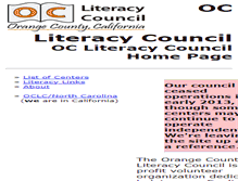 Tablet Screenshot of ocliteracy.com